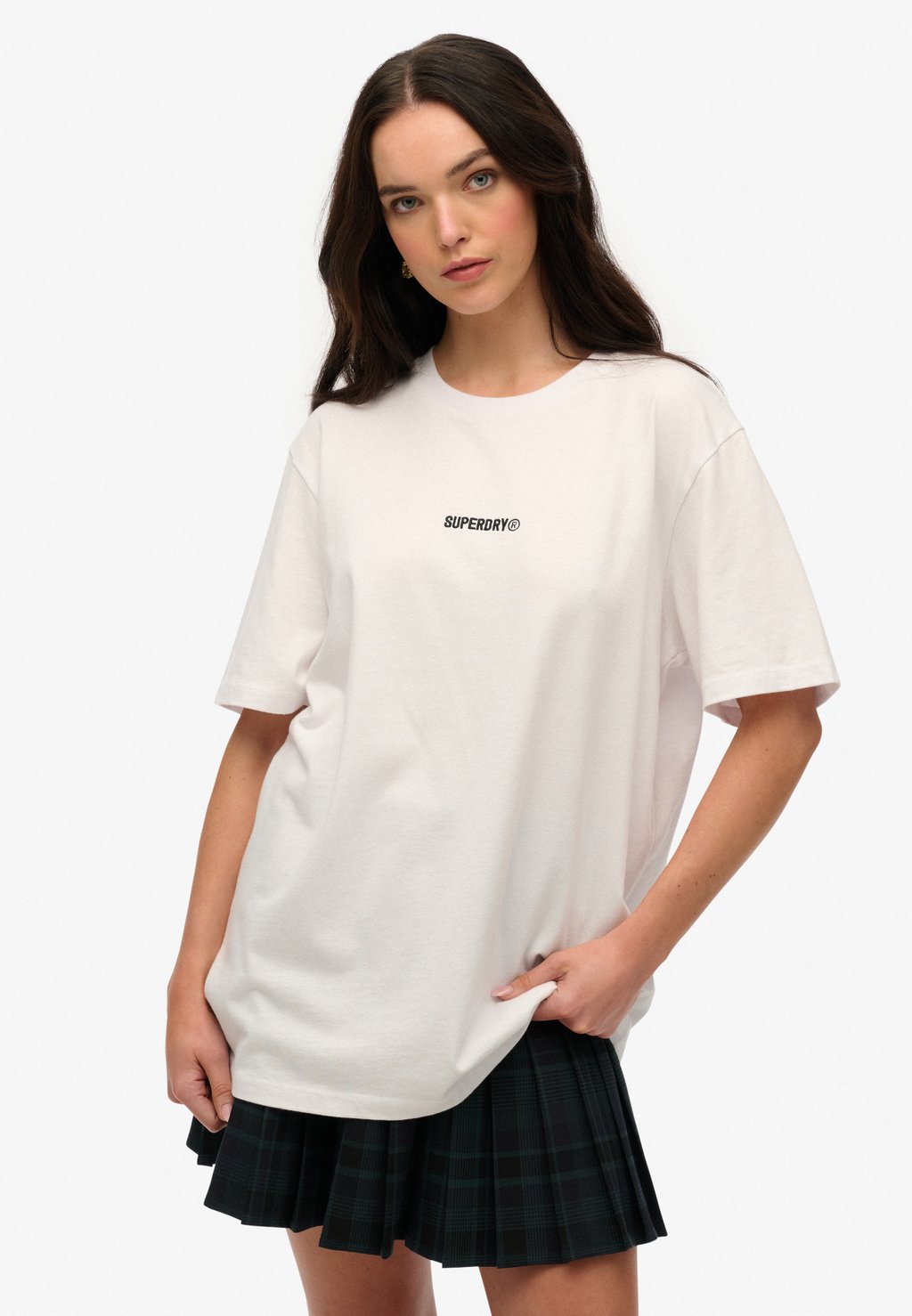 

Базовая футболка MICRO LOGO Superdry, белый