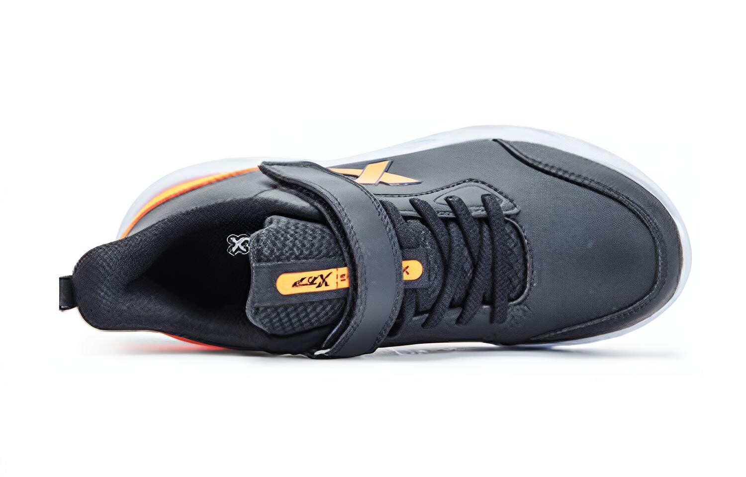Кроссовки XTEP Kids Lifestyle Shoes GS Low-top Black/Orange — фото 3