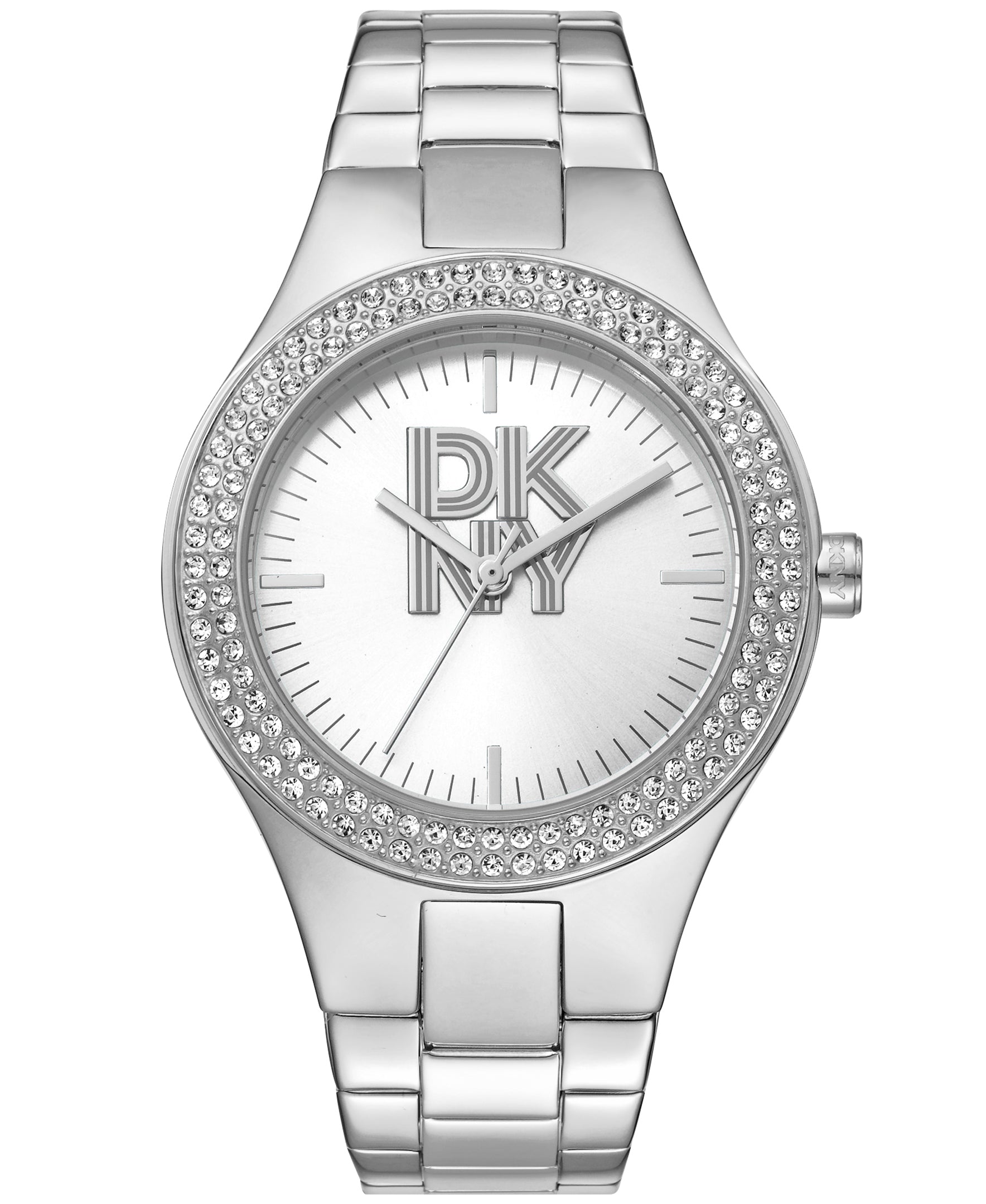 

Женские часы DKNY EVENING Parsons Glitz серебряный Dkny, серебряный