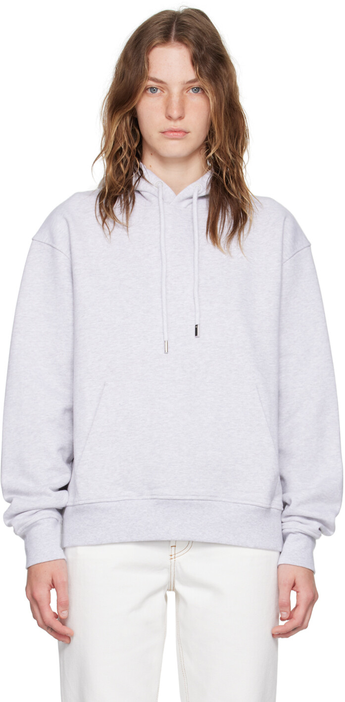 

Серый худи JACQUEMU Les Classiques 'Le Sweatshirt Brode' JACQUEMUS