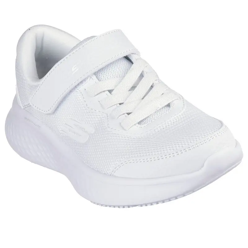 Skechers Kids Белые детские повседневные противоскользящие износостойкие низкие кеды — фото 4