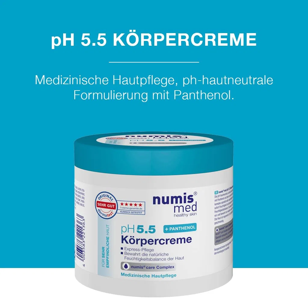 Набор кремов для тела с пантенолом pH 5.5 3 x 400 мл от numis med Numis Med, Pack Of 3 — фото 3