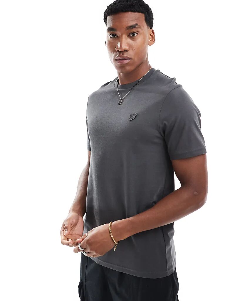 

Футболка Tonal Eagle с короткими рукавами темно-серого цвета Lyle & Scott