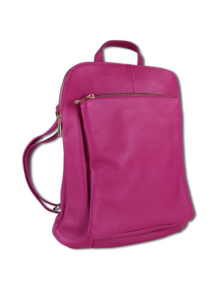 

Рюкзак Toscanto Cityrucksack Leder fuchsia, pink ca. 30cm