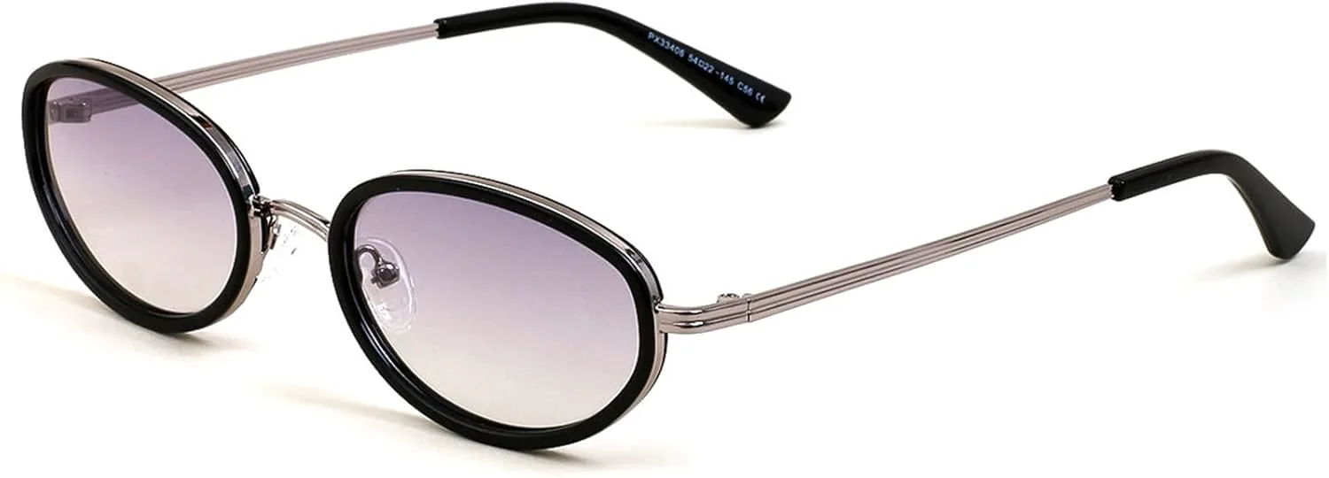 

Солнцезащитные очки COTIA в стиле ретро, ​​овальные, для женщин и мужчин, модные, маленькие, овальные, классические, в стиле 90-х, панк, винтажные, Gradient Grey