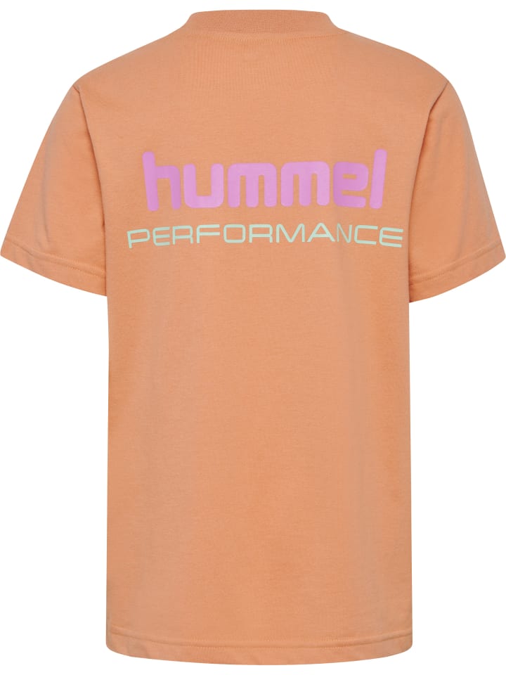 Футболка Hummel Hmljr Pulse Lifestyle Kids в цвете PEACH BLOOM Hummel — фото 2