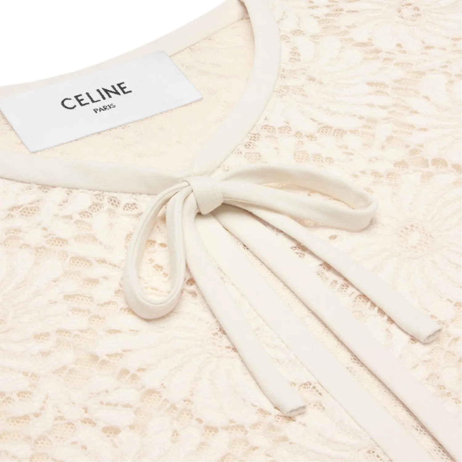 CELINE Куртка SS25 женская слоновая кость белая, Ivory White — фото 4