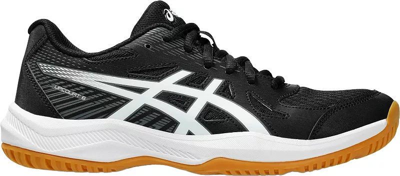 Женские волейбольные кроссовки ASICS Upcourt 6, черный/белый