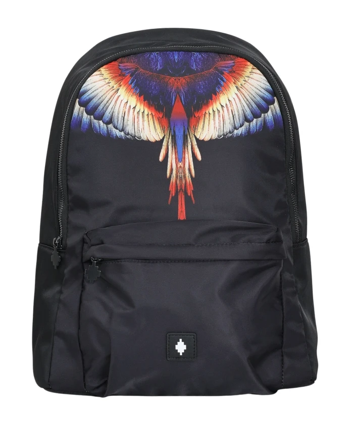 

Современный функциональный черный рюкзак Marcelo Burlon, черный