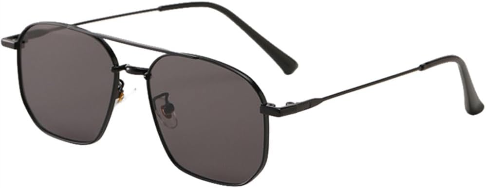 

Солнцезащитные очки оранжевого цвета 2027 года для женщин, металлические очки с двойной перемычкой для мужчин, популярные очки в золотисто-черной оправе MTZJH, Full Black