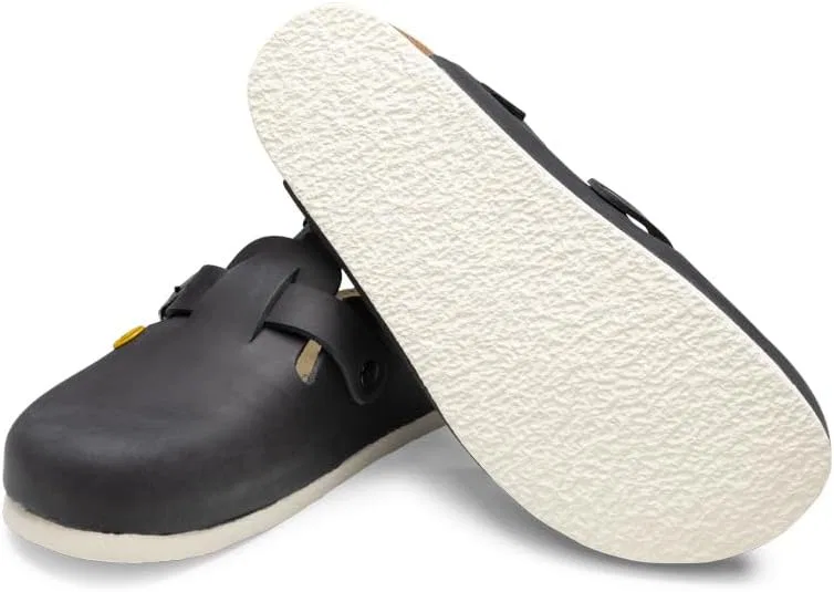 VITAFORM Сабо Arbeitsschuhe - ESD Сабо для Damen und Herren - Naturkork Fußbett Eva-Sohle - Damen Schuhe Gesundheit, Black Ws — фото 3