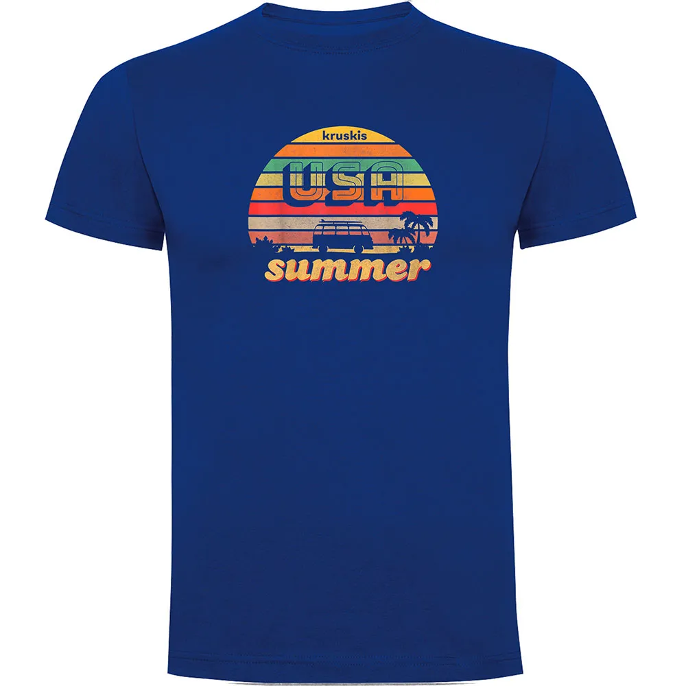

Футболка с коротким рукавом Kruskis Usa Summer, синий
