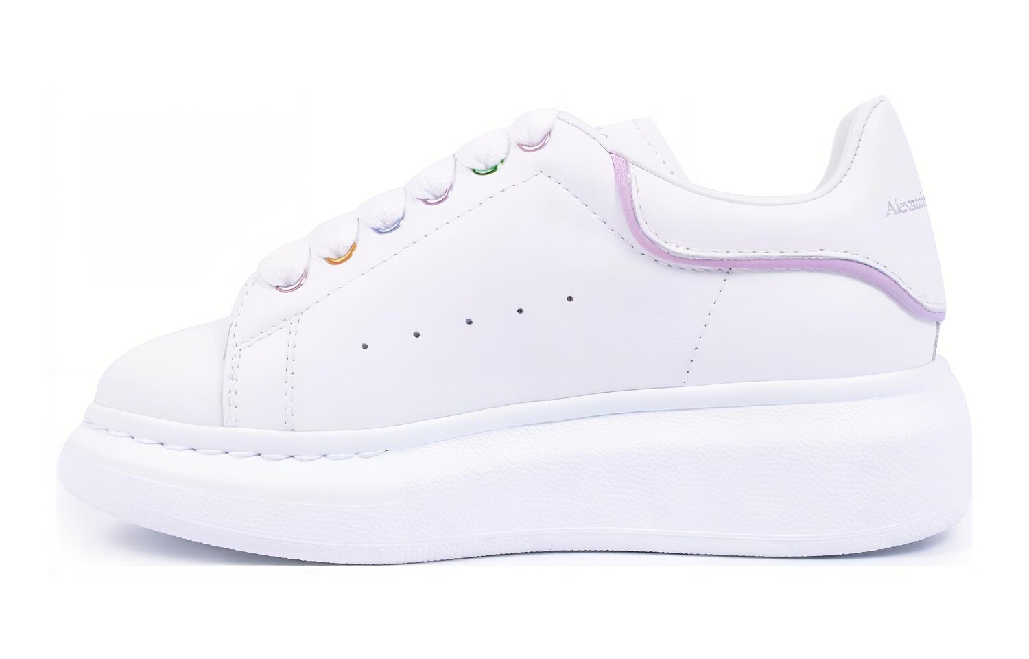 Детские кроссовки Alexander McQueen, белый/фиолетовый