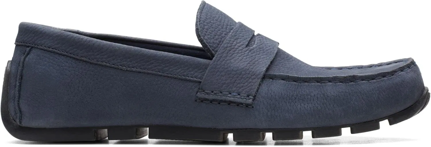 Мужские мокасины Clarks Oswick Bar, 2-Navy Nubuck