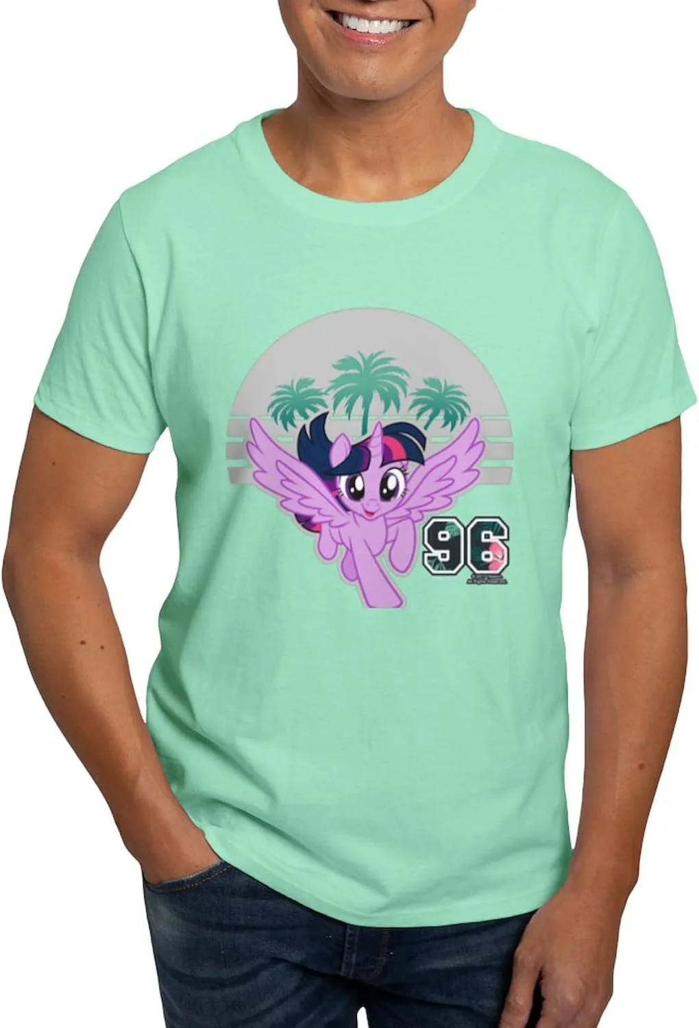 

Футболка My Little Pony Athletic для мужчин, 100% хлопок, классический принт CafePress