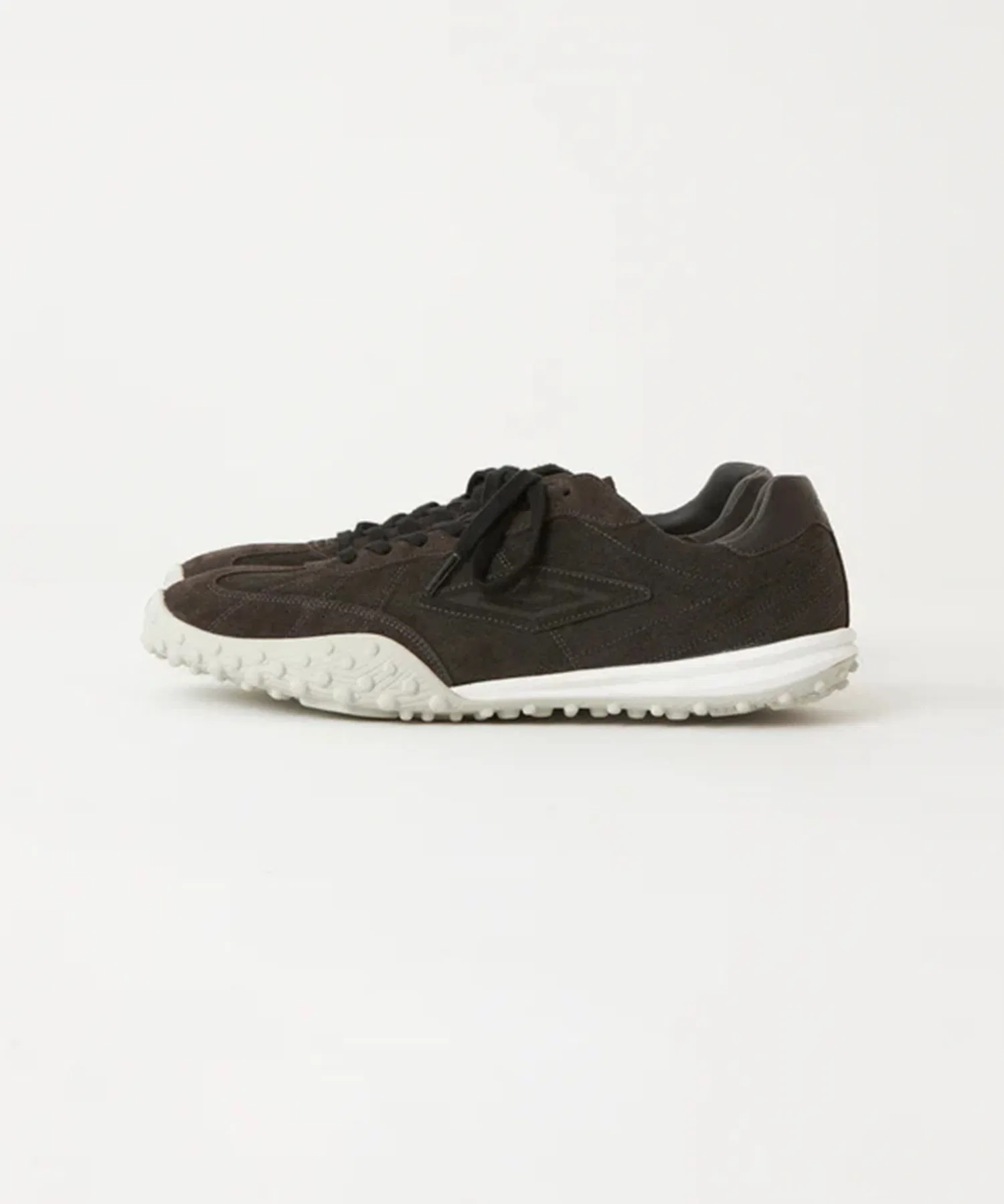 Мужские кожаные кроссовки White Mountaineering x Umbro First Jogger чёрные — фото 2