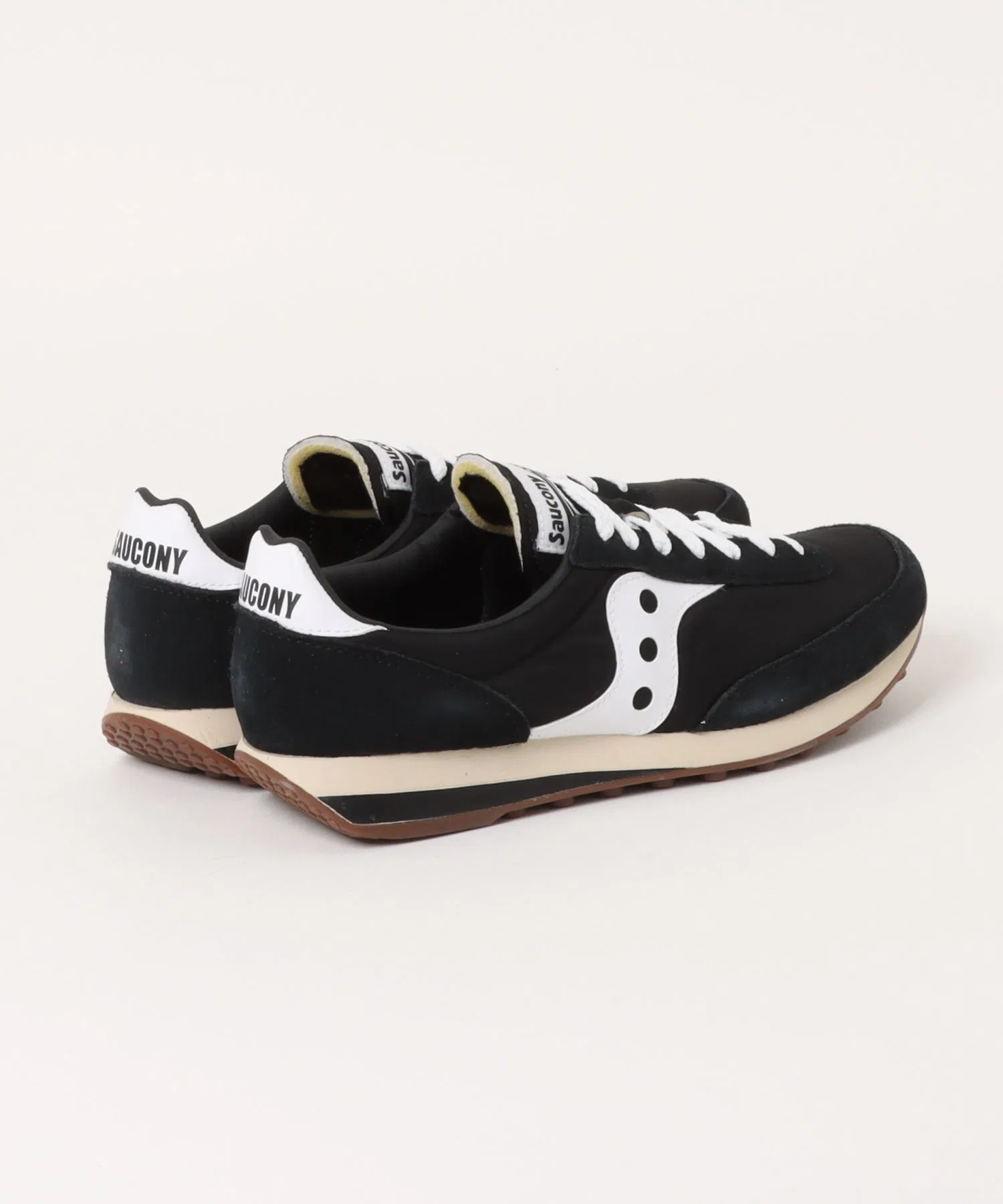 Мужские кроссовки Trainer 80 Saucony повседневные чёрные — фото 2