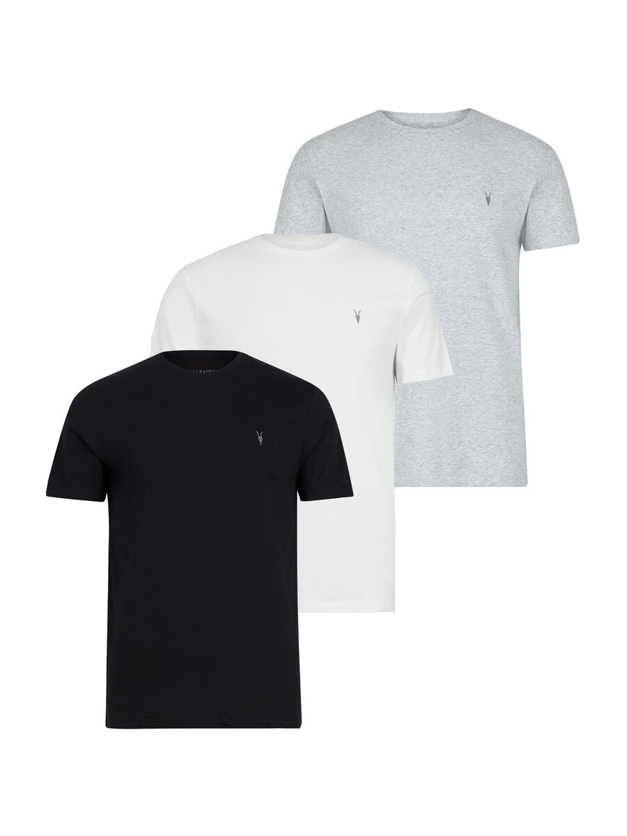 

Рубашка AllSaints TONIC, цвет mottled grey/Black/White