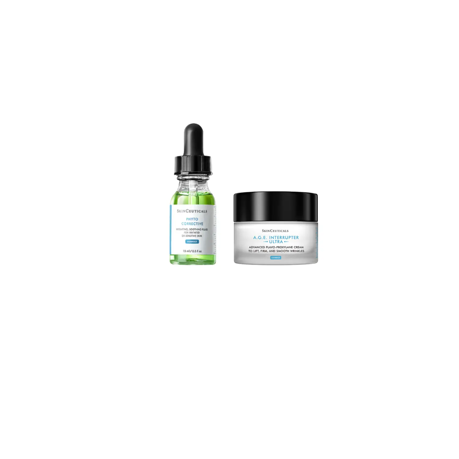 

Наборы для ухода за кожей XIULIKE Repairing Clear Serums: успокаивающие и увлажняющие сыворотки 30 мл + 15 мл + 15 мл Skinceuticals, two-piece set: repairing serum 15ml+age moisturizing cream 15ml