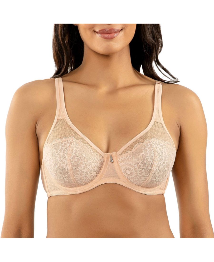 

Женский бюстгальтер Luxlacy без подкладки на косточках, цвет Cameo Rose, размер 40G PARFAIT, Cameo rose