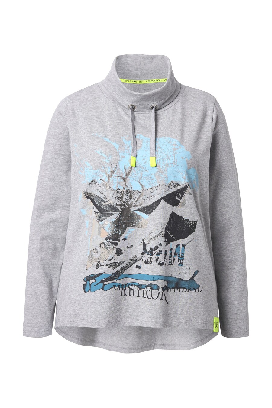 

Лонгслив LAURASØN, mottled grey