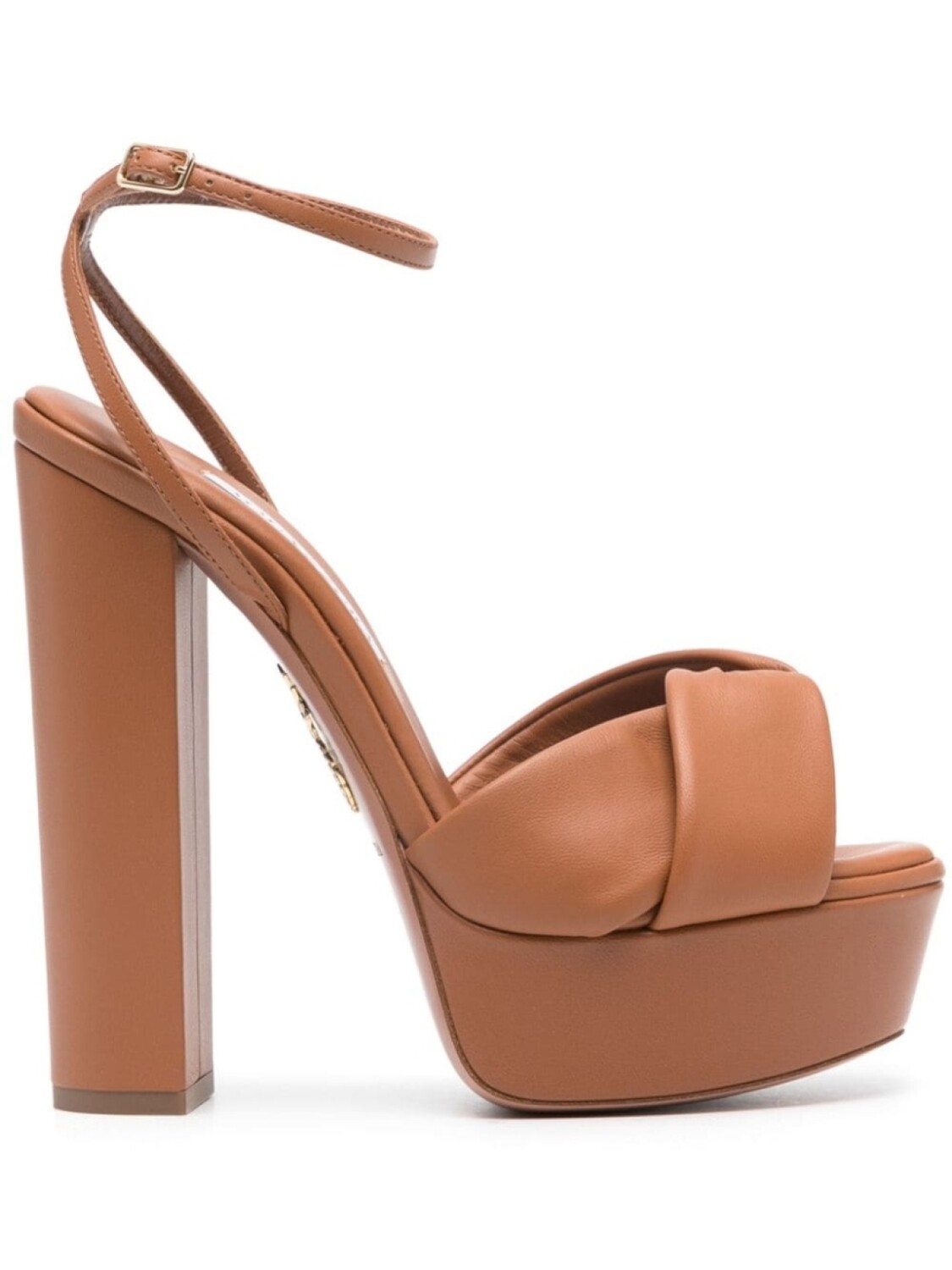 

Платформа Oli 140мм Босоножки Aquazzura, коричневый
