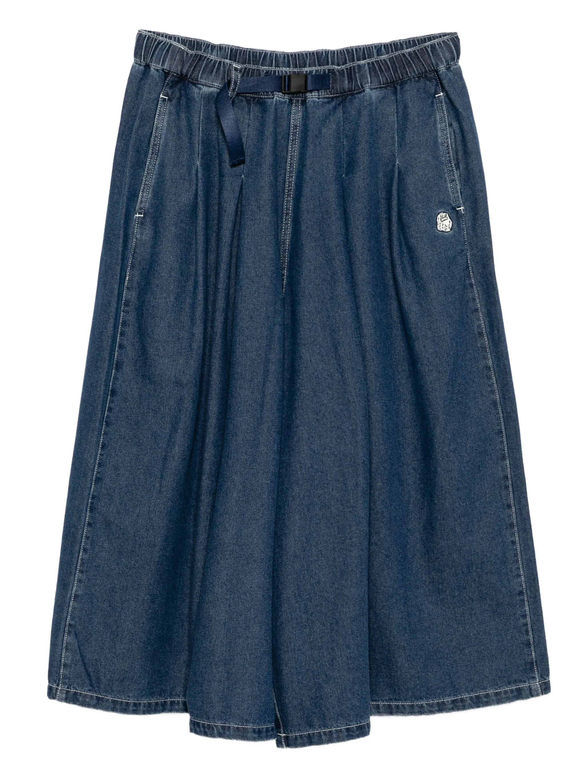 

Джинсы с вышитым логотипом Fingercroxx, синий