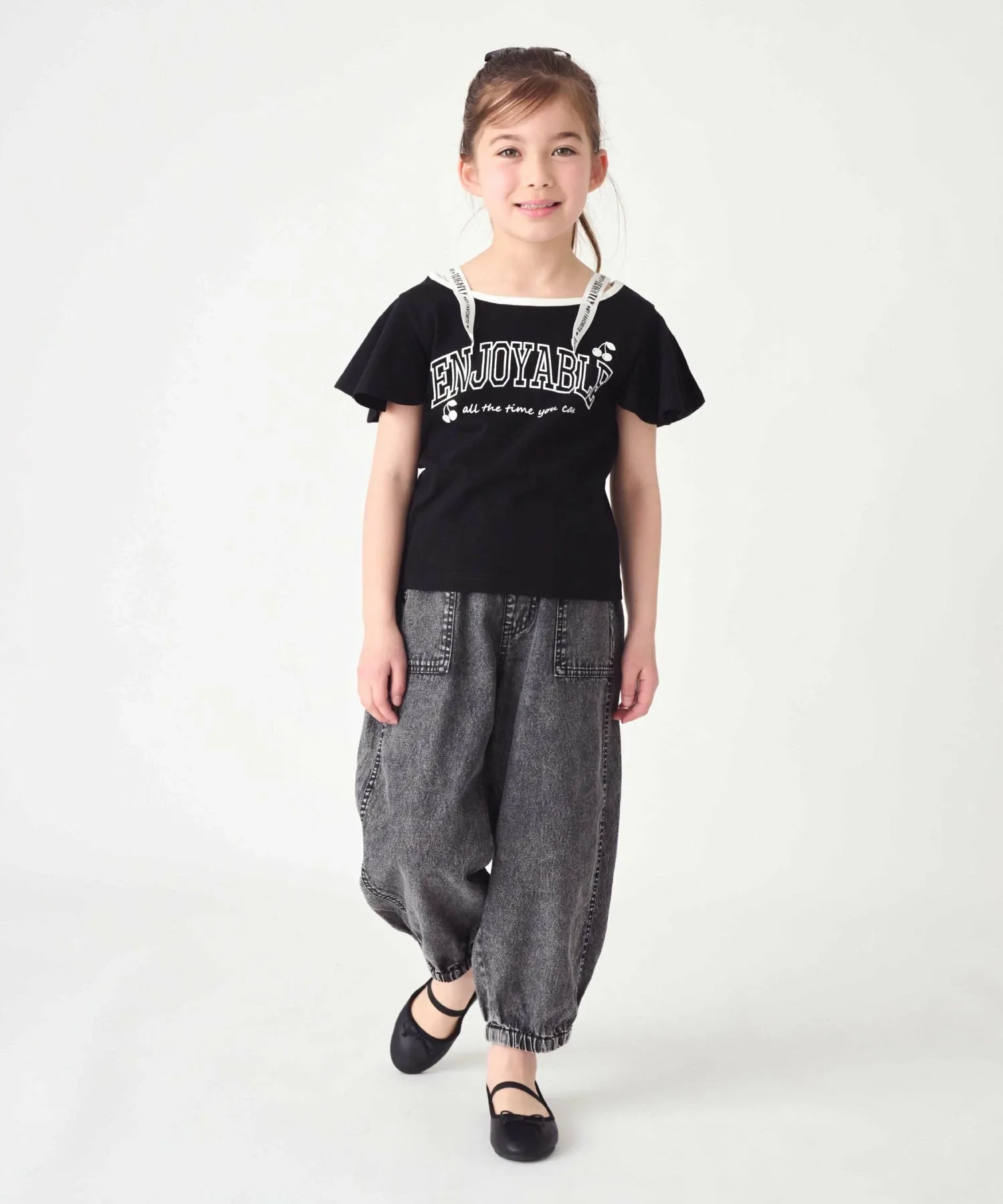 Футболка с короткими рукавами и логотипом Ever Closet, black — фото 2