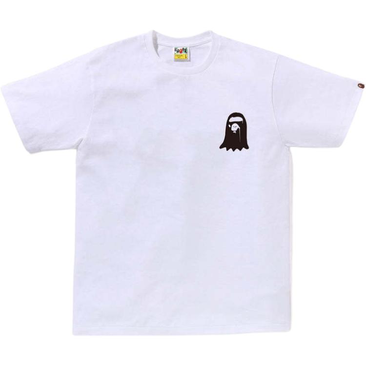 

Футболка Bape Gallery X Gucci Ghost A BATHING APE, белая