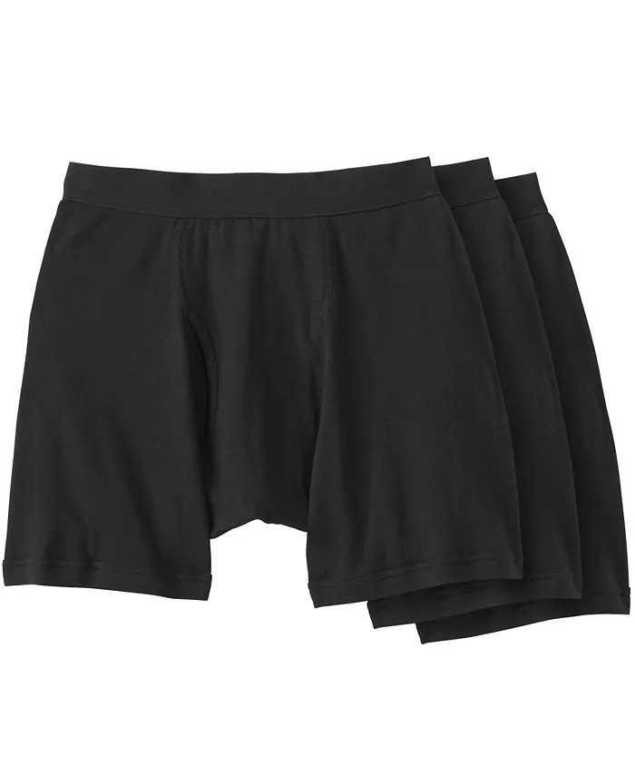 

Трусы-брифы для велоспорта Big & Tall из хлопка, 3 шт. в упаковке KingSize, черный