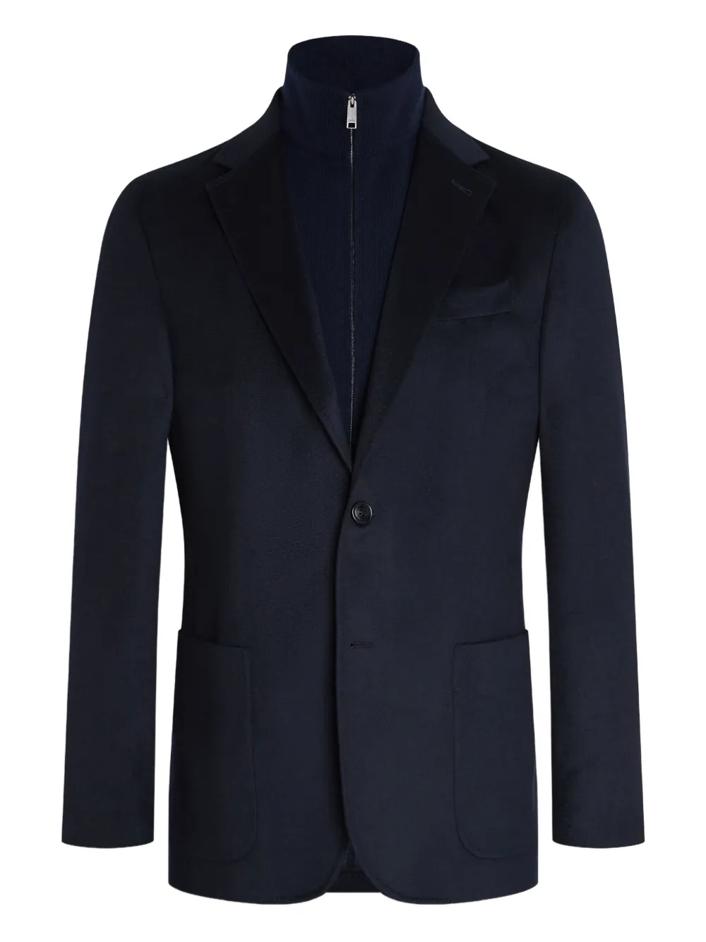 

Кашемировый пиджак Oasi Zegna, синий