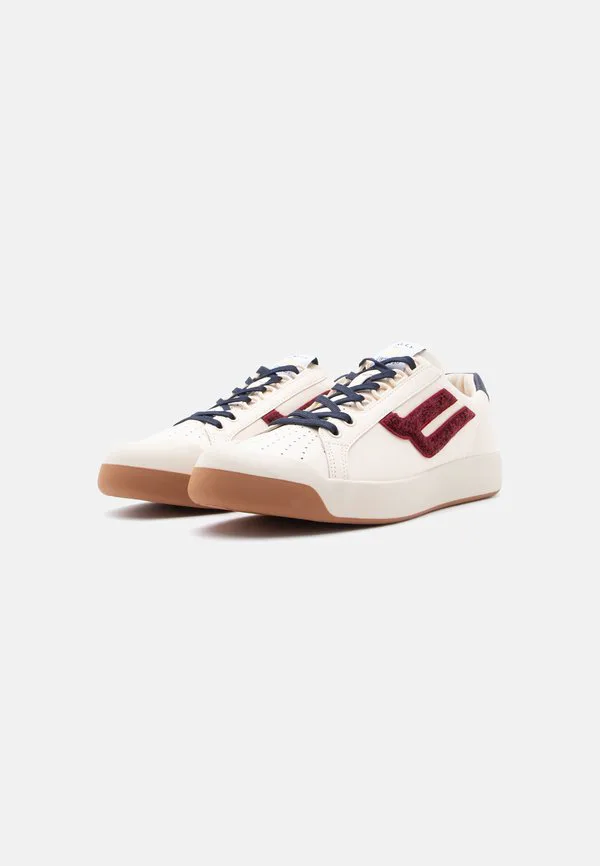 Капсульные кроссовки для теннисных соревнований Bally, Bone/Peacoat/Red — фото 2