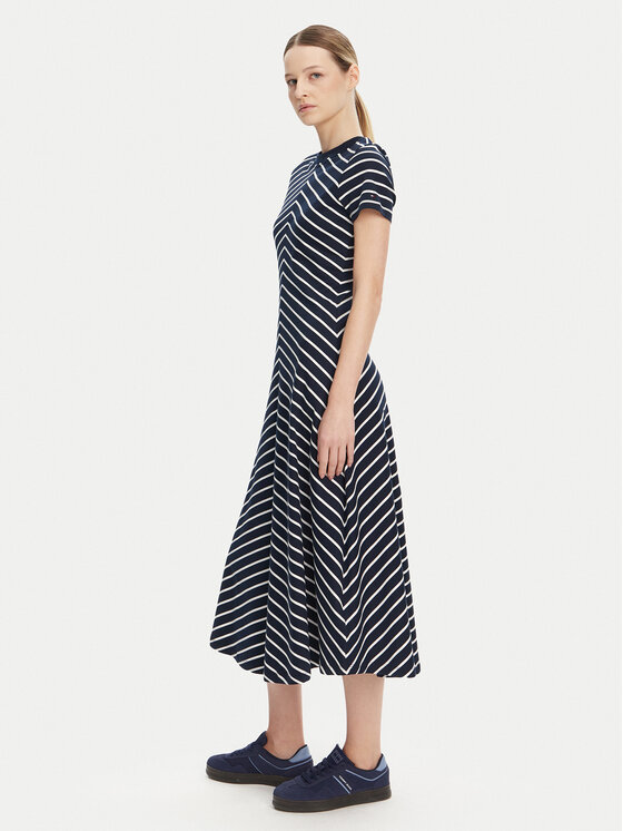 Платье на каждый день стандартный крой WW0WW44547 Tommy Hilfiger, синий — фото 2