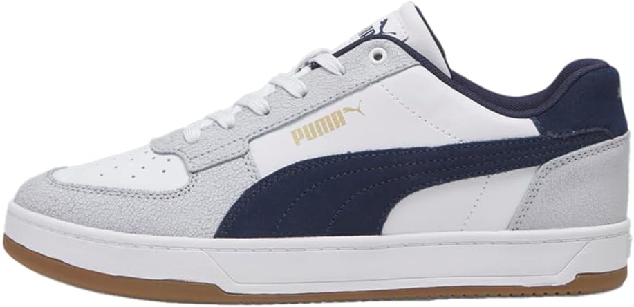 Кроссовки PUMA мужские Caven 2.0 с рваными шнурками, повседневные - белые — фото 3