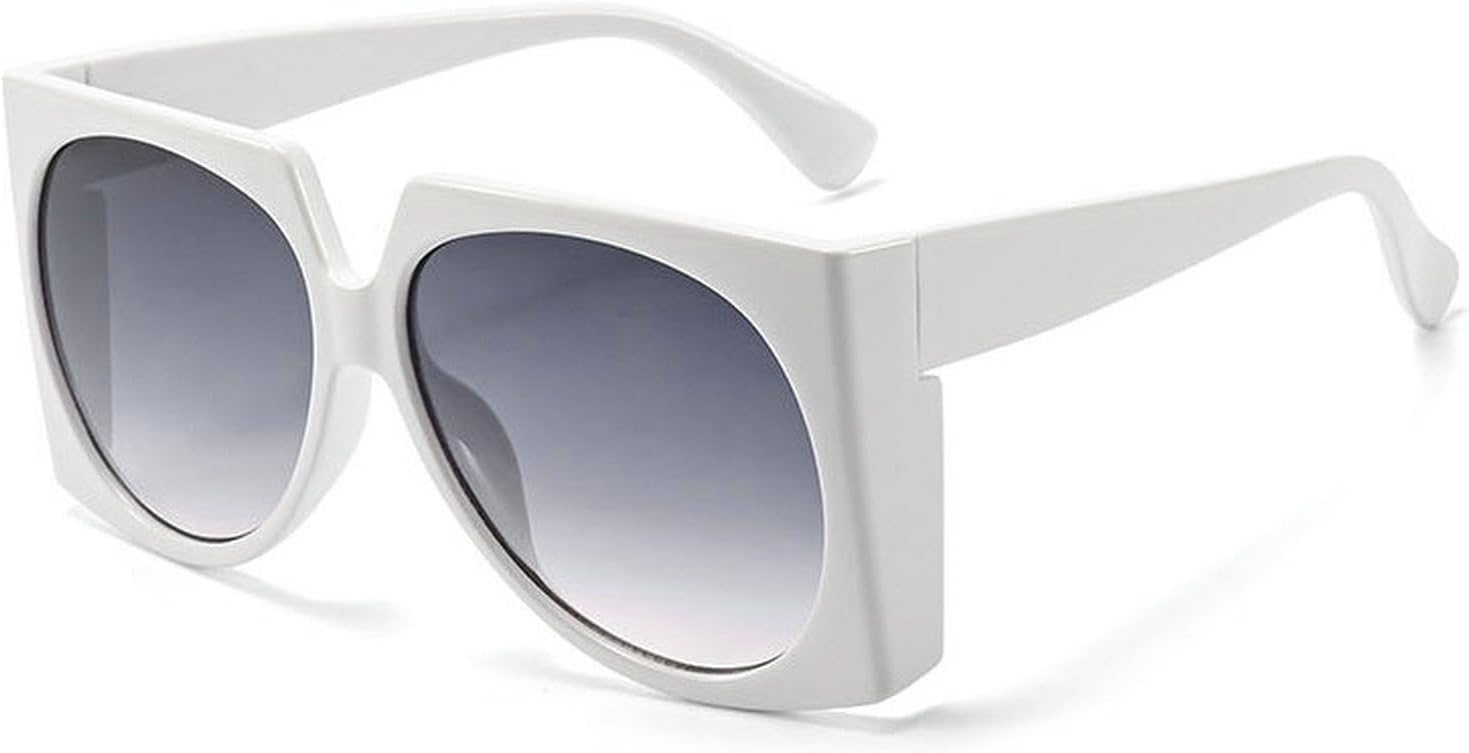 

Солнцезащитные очки COTIA увеличенного квадратного размера для женщин и мужчин в стиле панк, защита от ультрафиолета UV400, винтажные солнцезащитные очки с градиентным переходом, модные женские очки, White