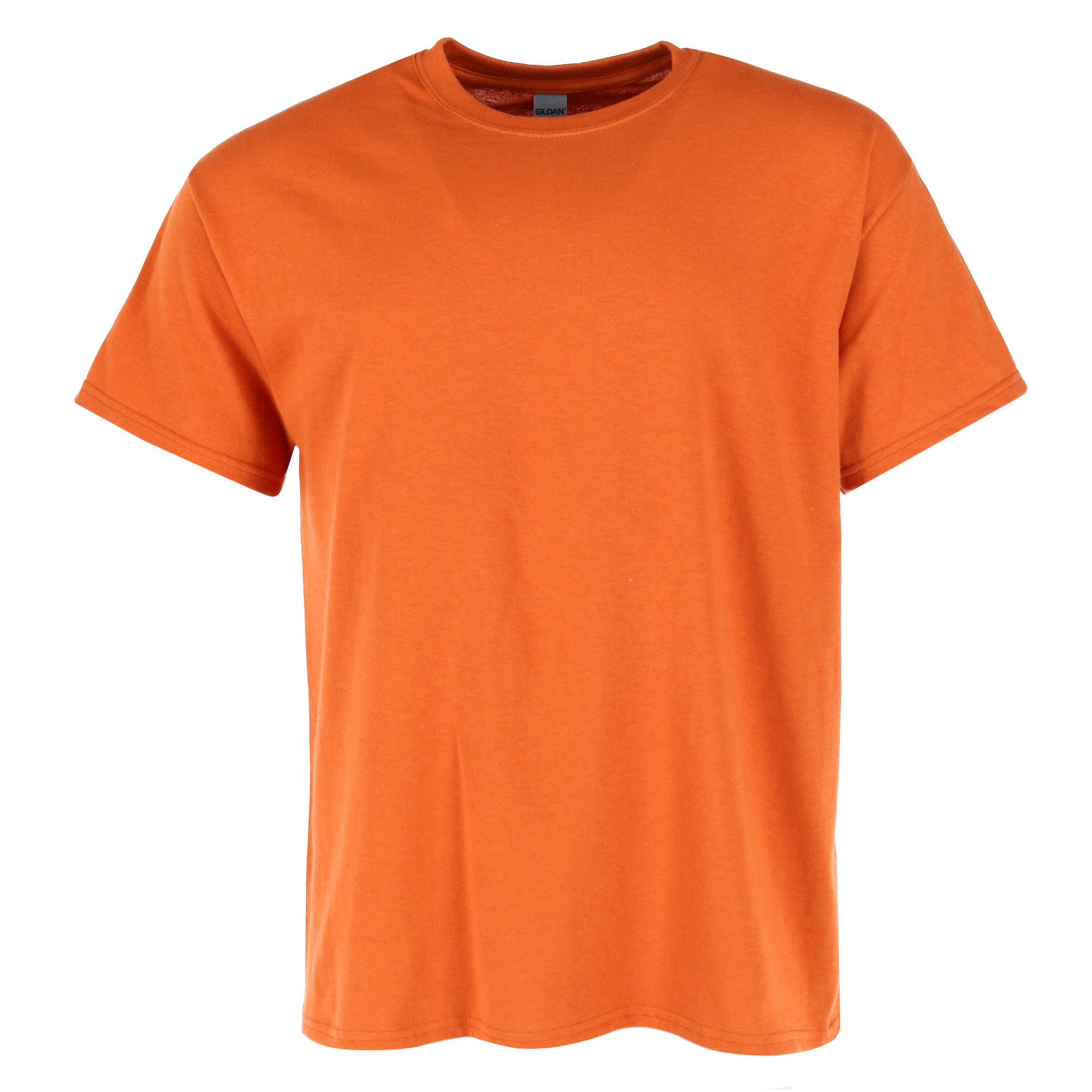 

Мужская хлопковая футболка с круглым вырезом Gildan, цвет texas orange