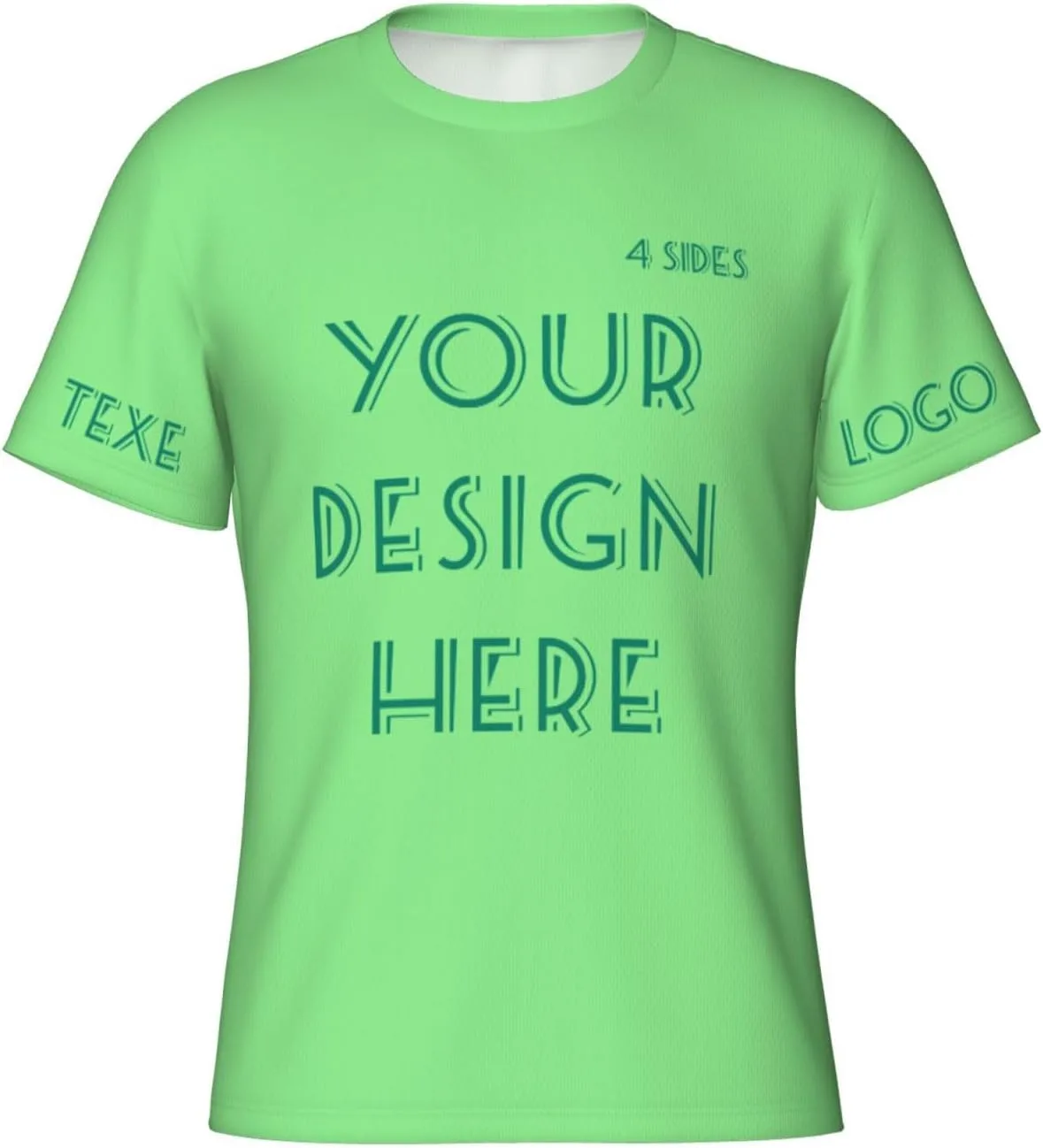 

Футболка Custom с принтом на 4 сторонах