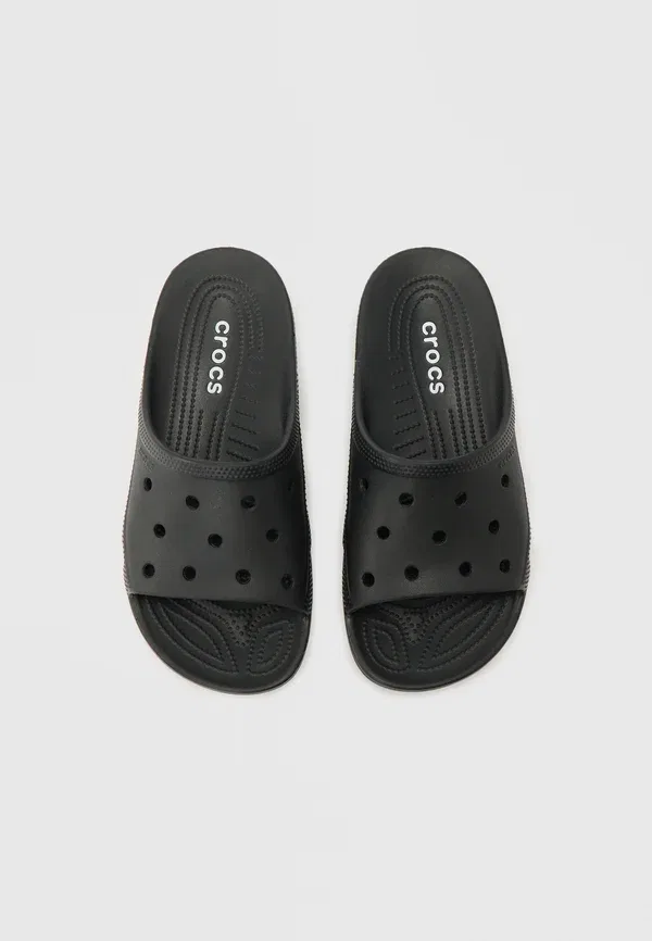 Сланцы для бассейна Crocs, черный — фото 4