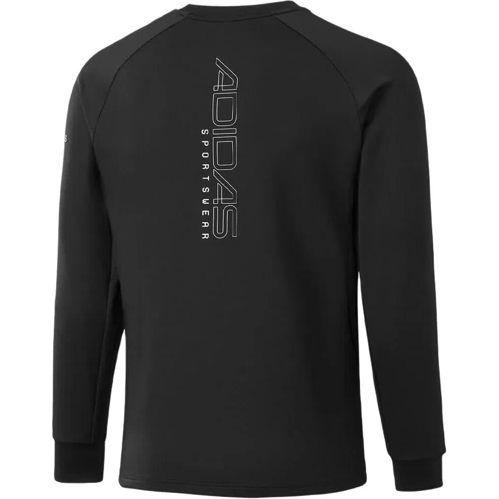 Свитшот мужской с круглым вырезом Adidas Black — фото 3