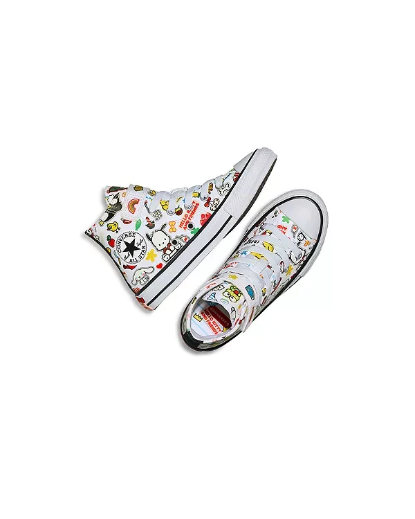 Кроссовки Chuck Taylor All Star - для малышей и детей младшего возраста. Converse, White/White/Black — фото 3