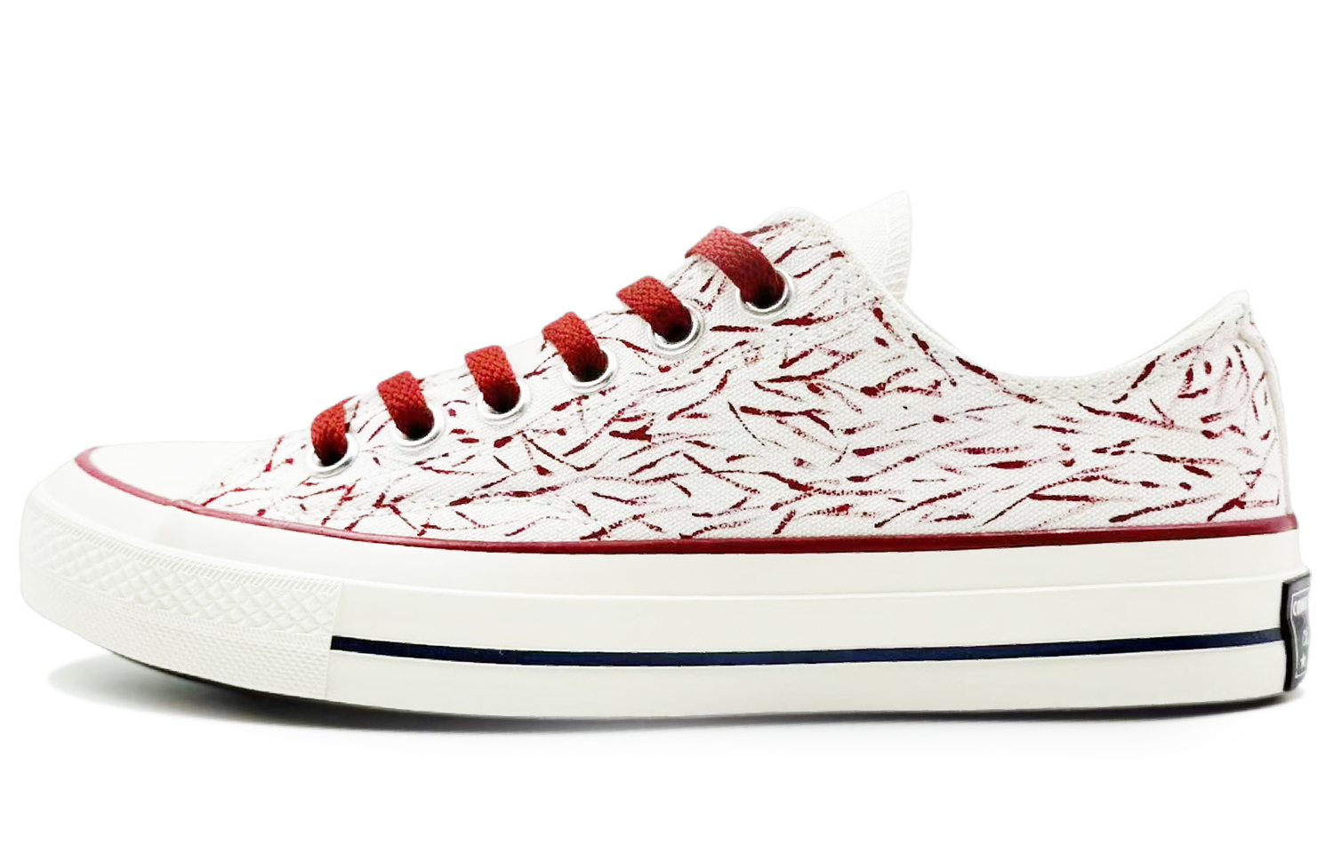 

Chunck 70 устойчивые к истиранию низкие кеды Unisex Converse, красный/белый