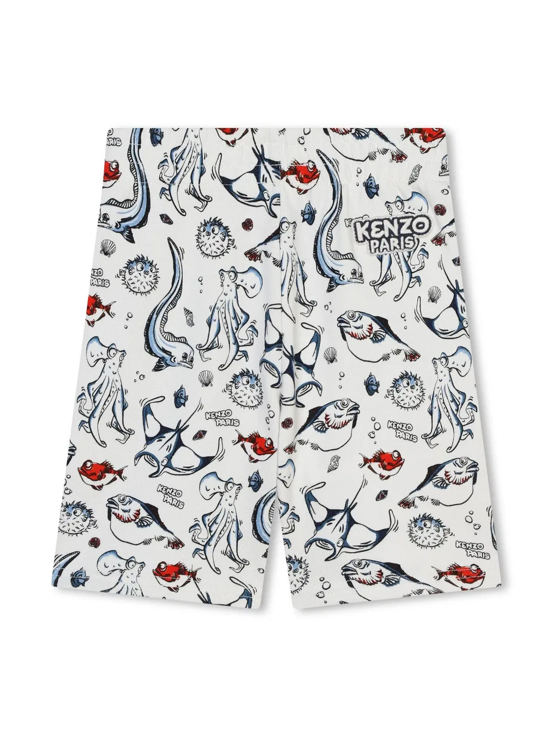 Шорты-бермуд шорты с графичным принтом Kenzo Kids — фото 2