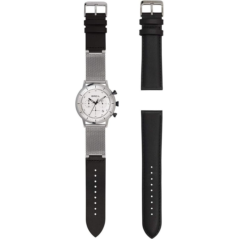 

Черные часы из нержавеющей стали Breil