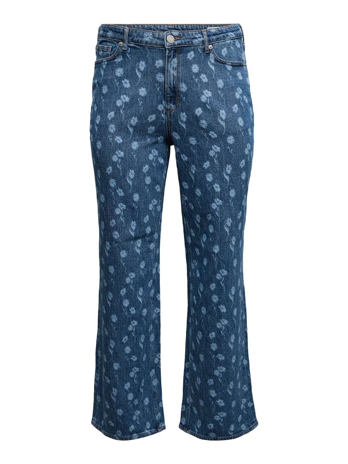 

Vero Moda Curve Джинсы-клеш 'VMCTESSA' в цвете Blue, Dark Blue