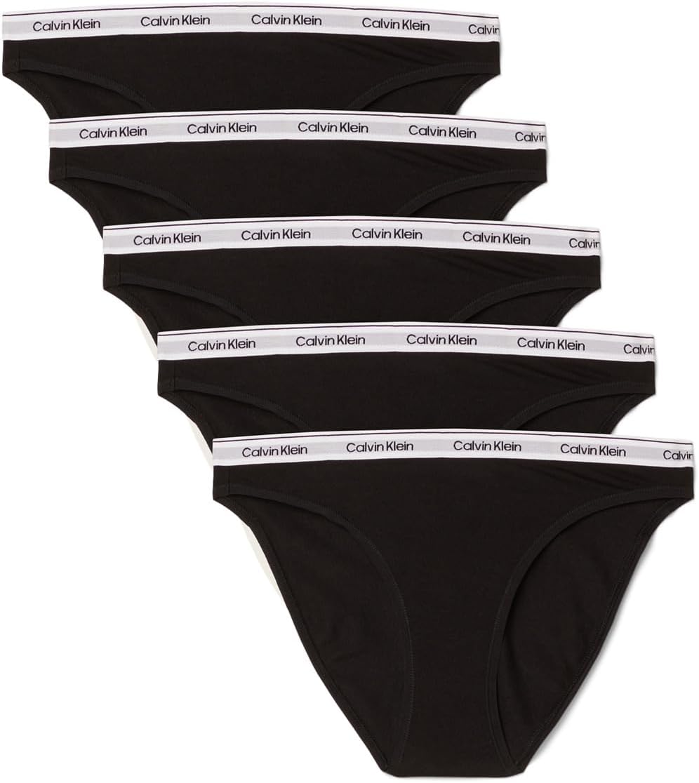 

Женский комплект бикини Icon Logo из 5 пар Calvin Klein Underwear, Black
