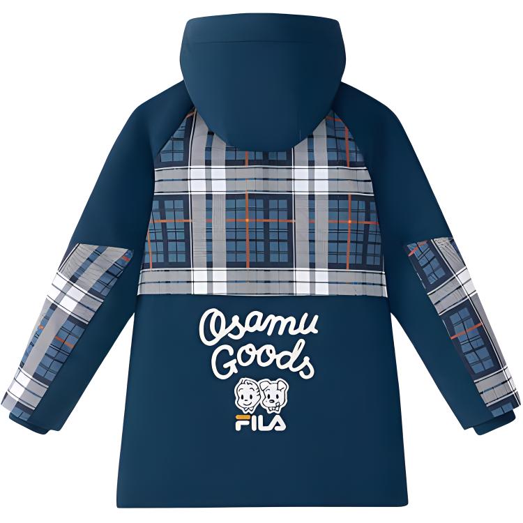 FILA KIDS Yuantianzhi,lianmingkuan пуховик sea evening blue для подростков — фото 3