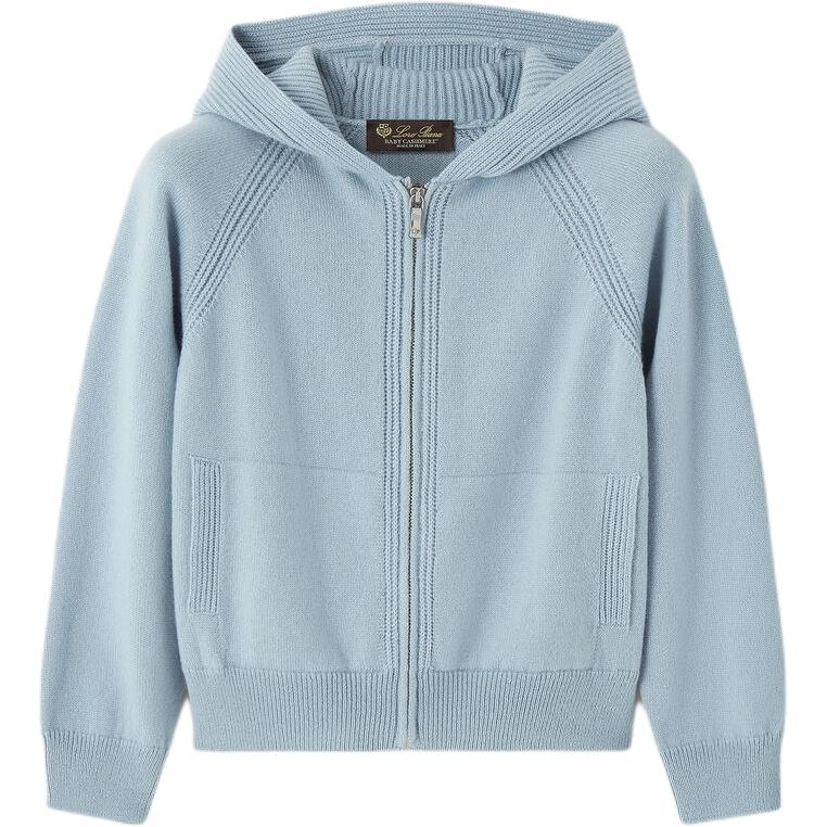 

Детский худи Loro Piana, celestial синий