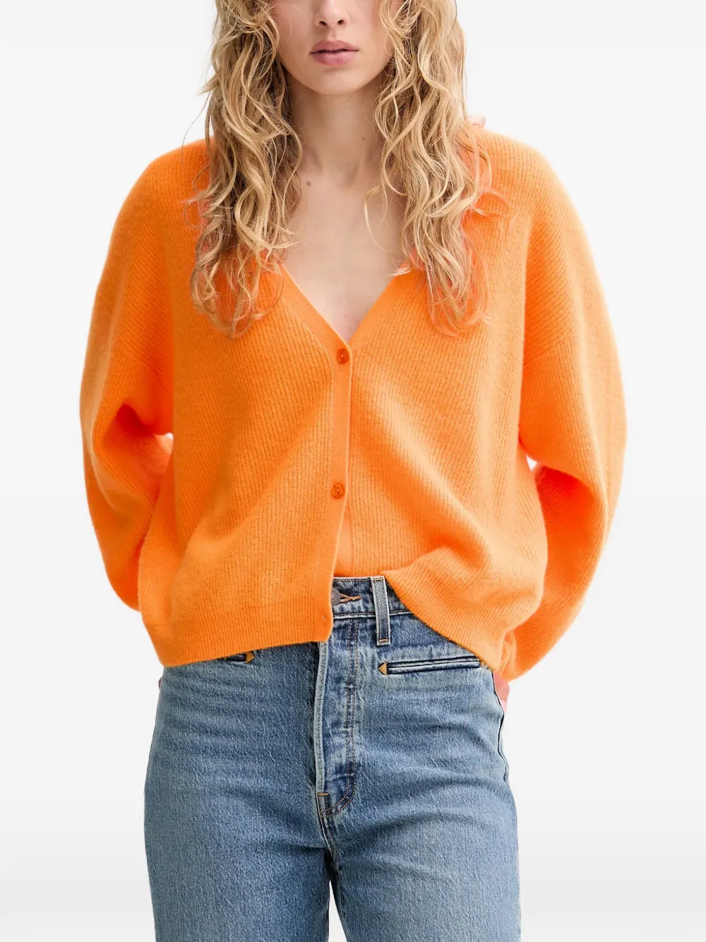 

Кардиган Raxow с V-образным вырезом American Vintage, оранжевый