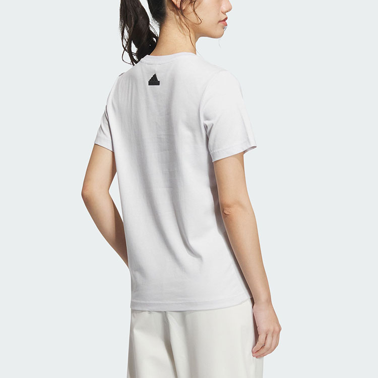 Футболка Adidas Symbol женская серая — фото 3