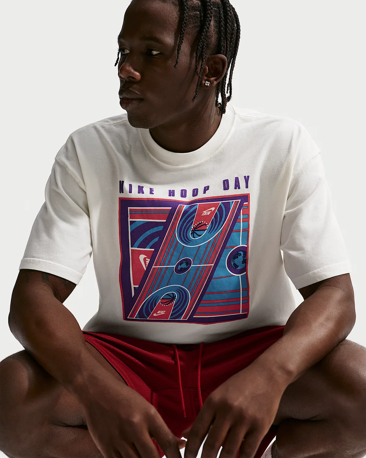 Мужская футболка Max90 Nike Sportswear, Sail — фото 3